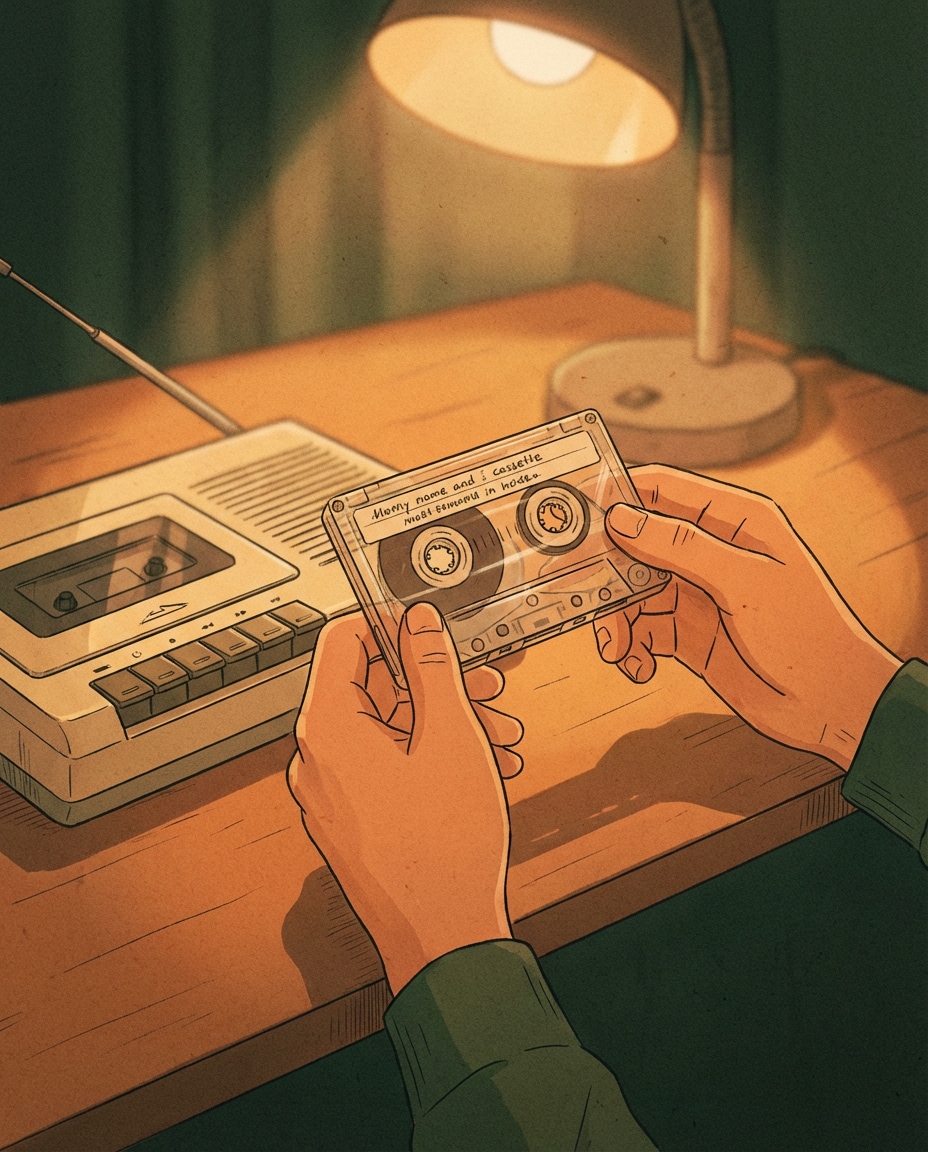 cassette player closeup photo