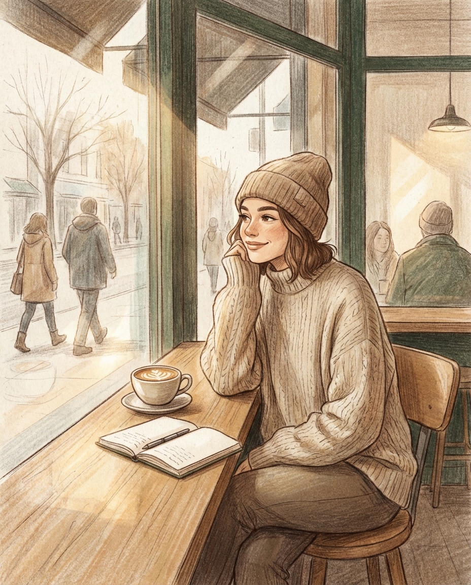 cafe window seat photo