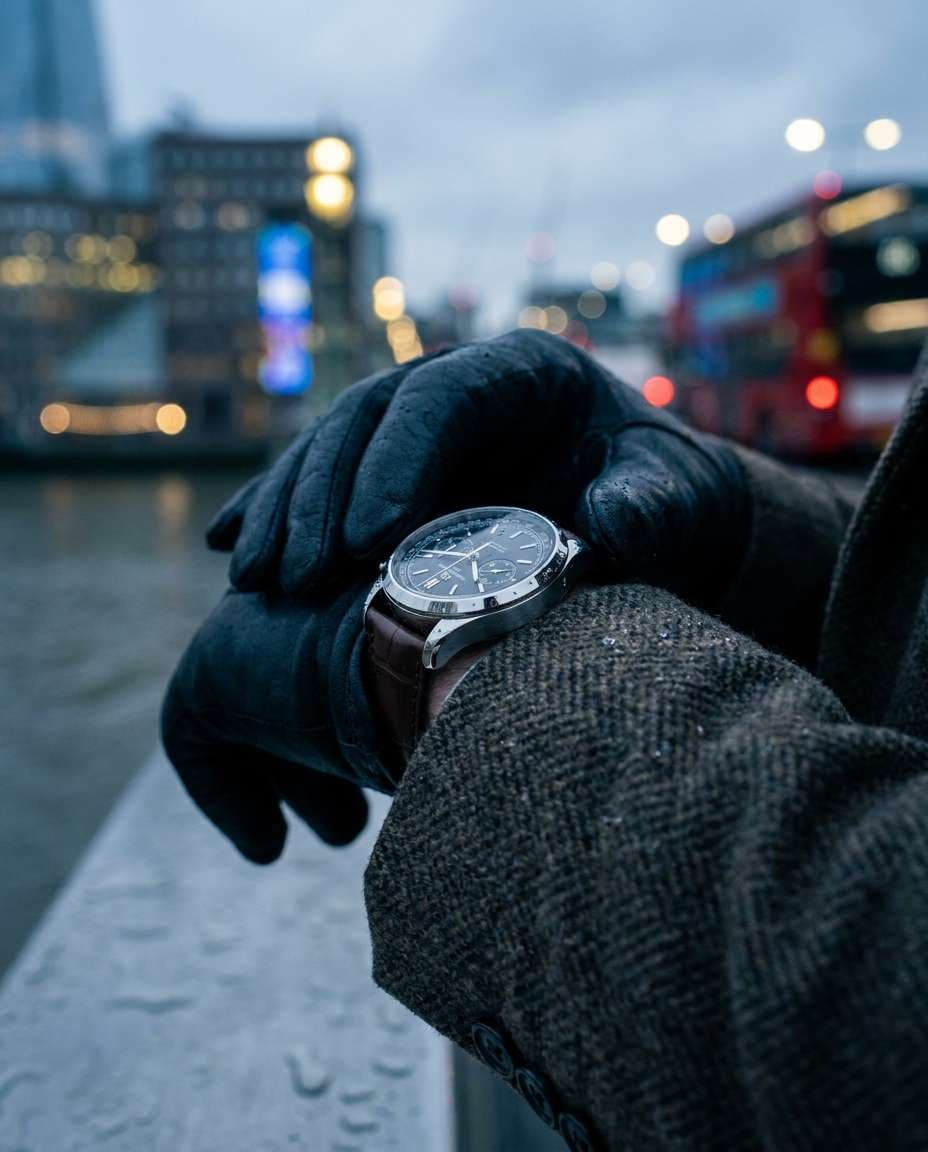 luxury watch detail photo