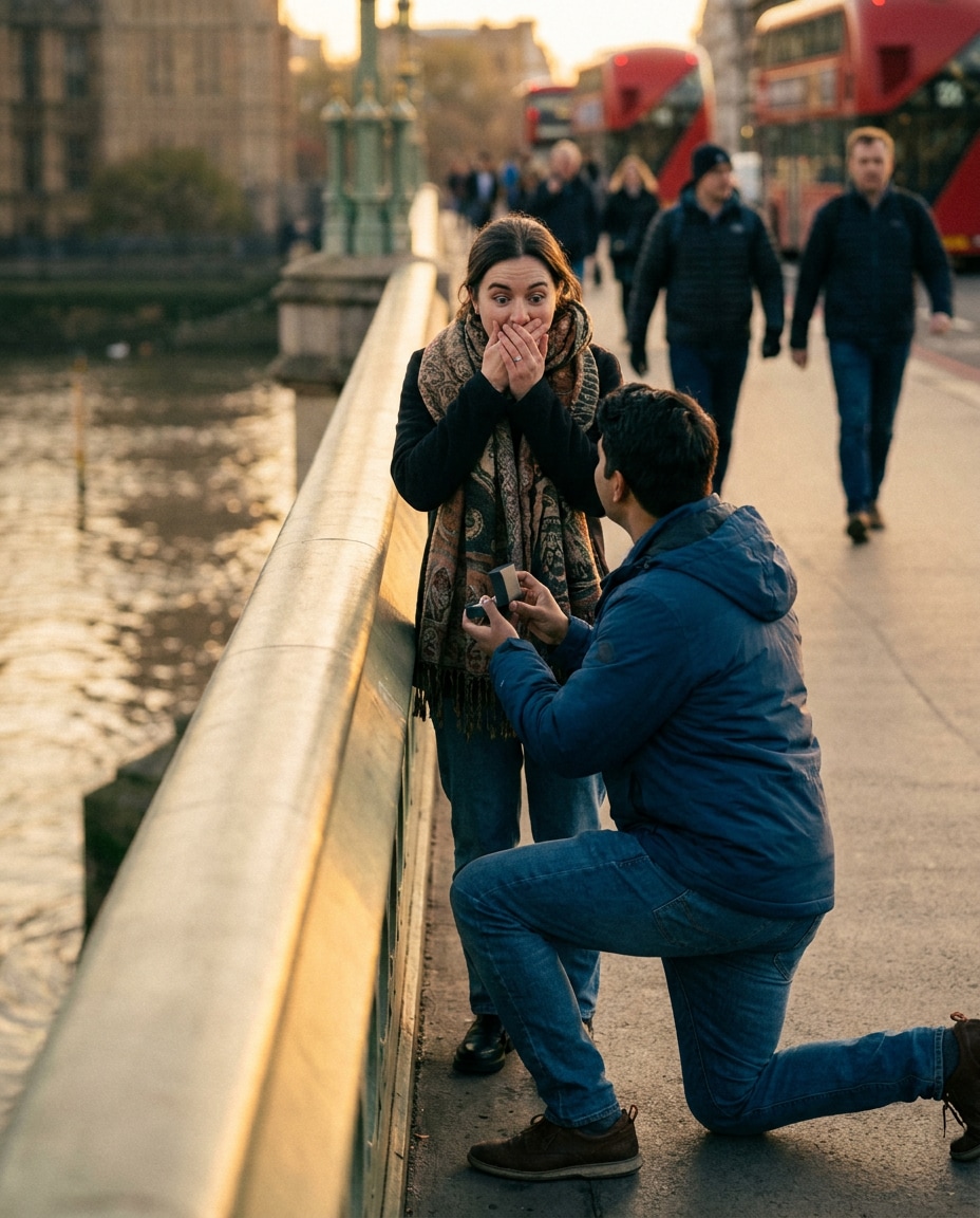 proposal reaction photo