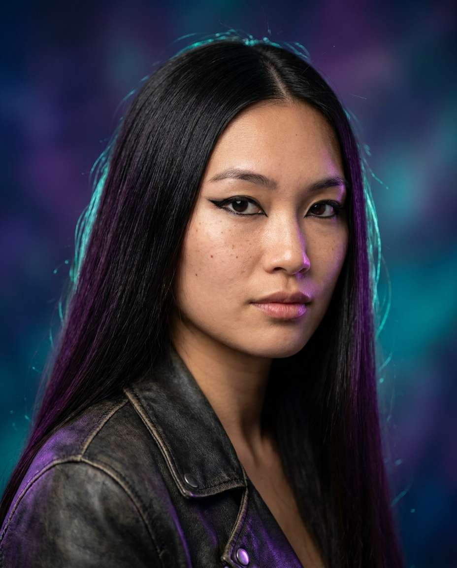 colorful studio gel photo