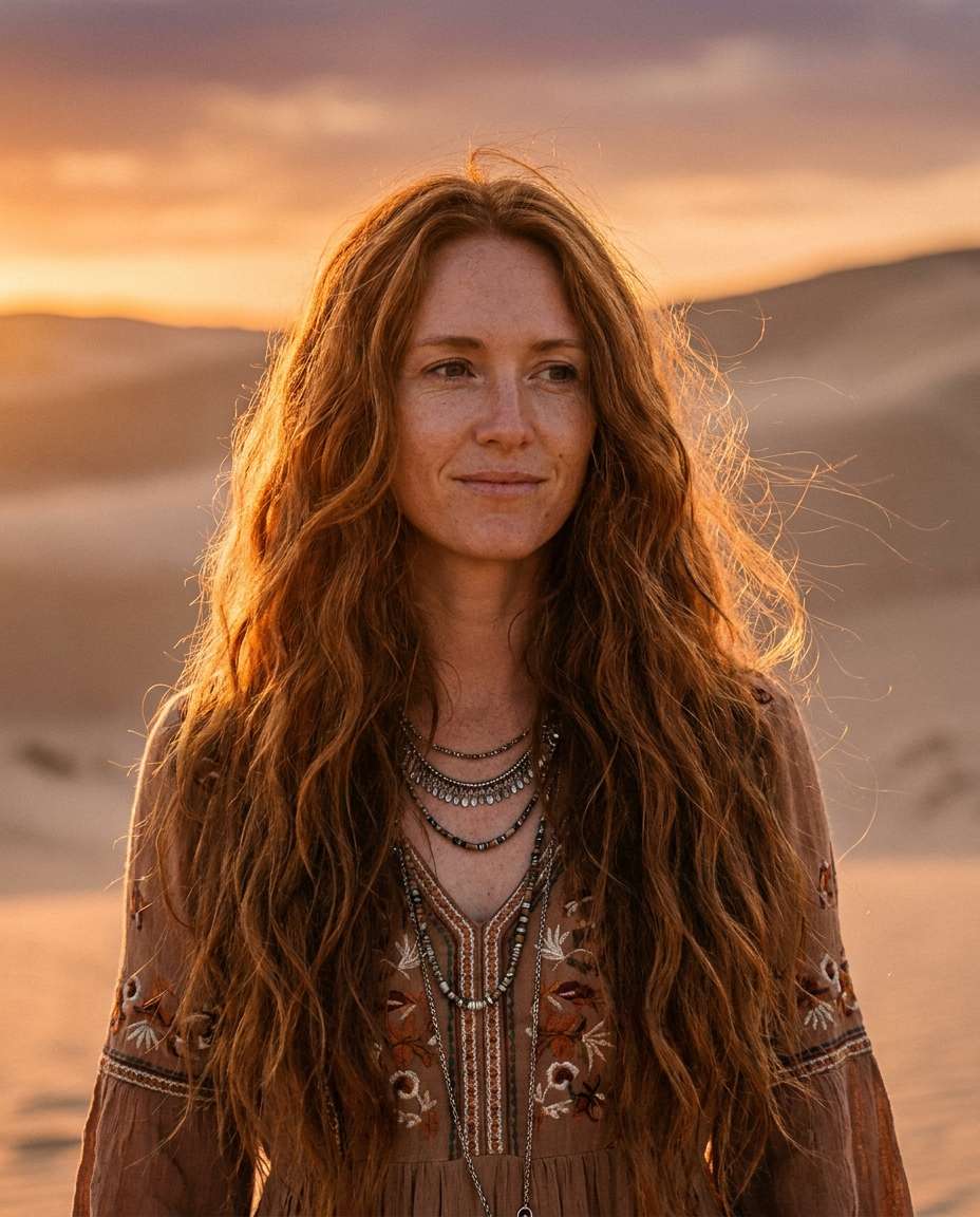 boho desert flow photo