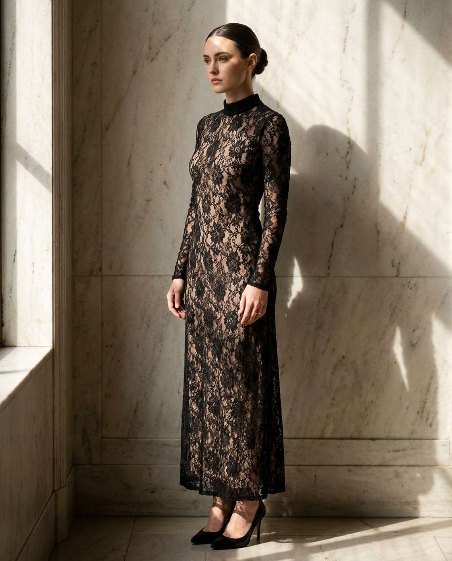 lace detail elegance photo