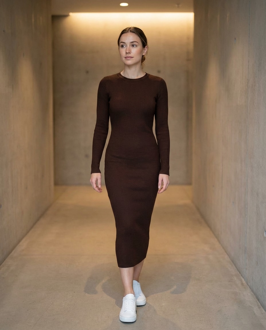 ribbed bodycon fit photo