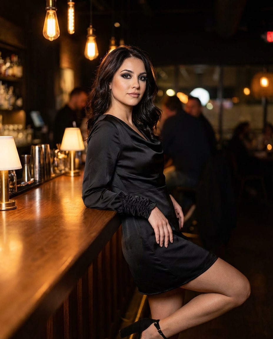 satin date night photo