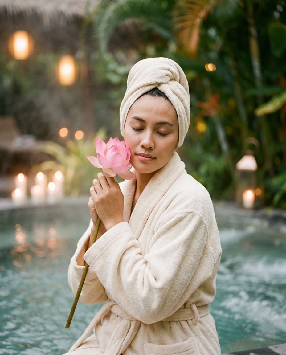 spa serenity portrait photo