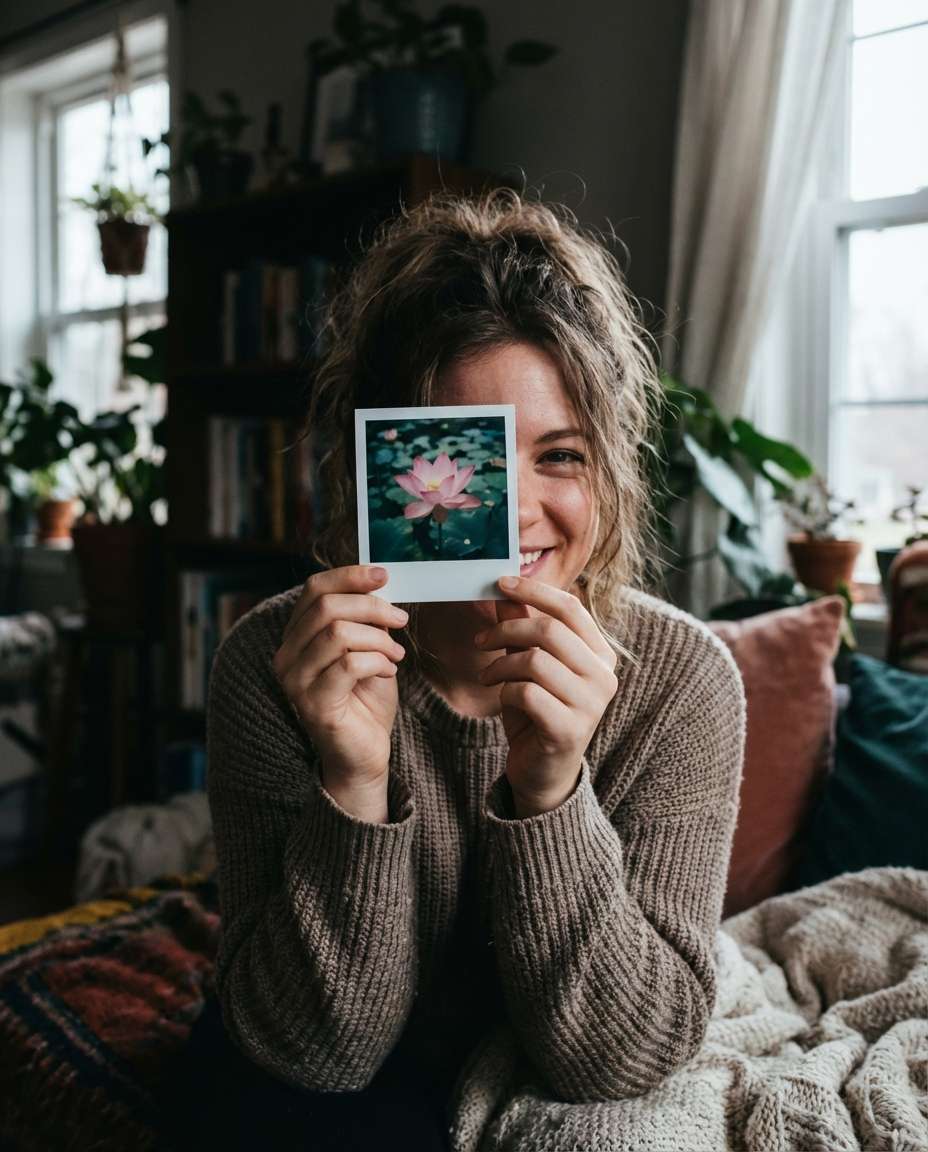 polaroid frame photo