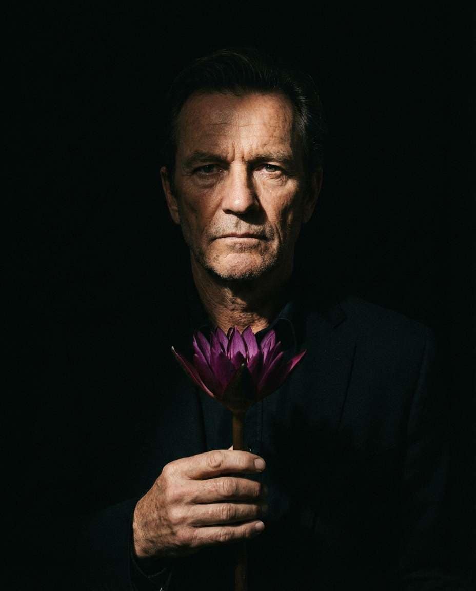 minimal black studio photo