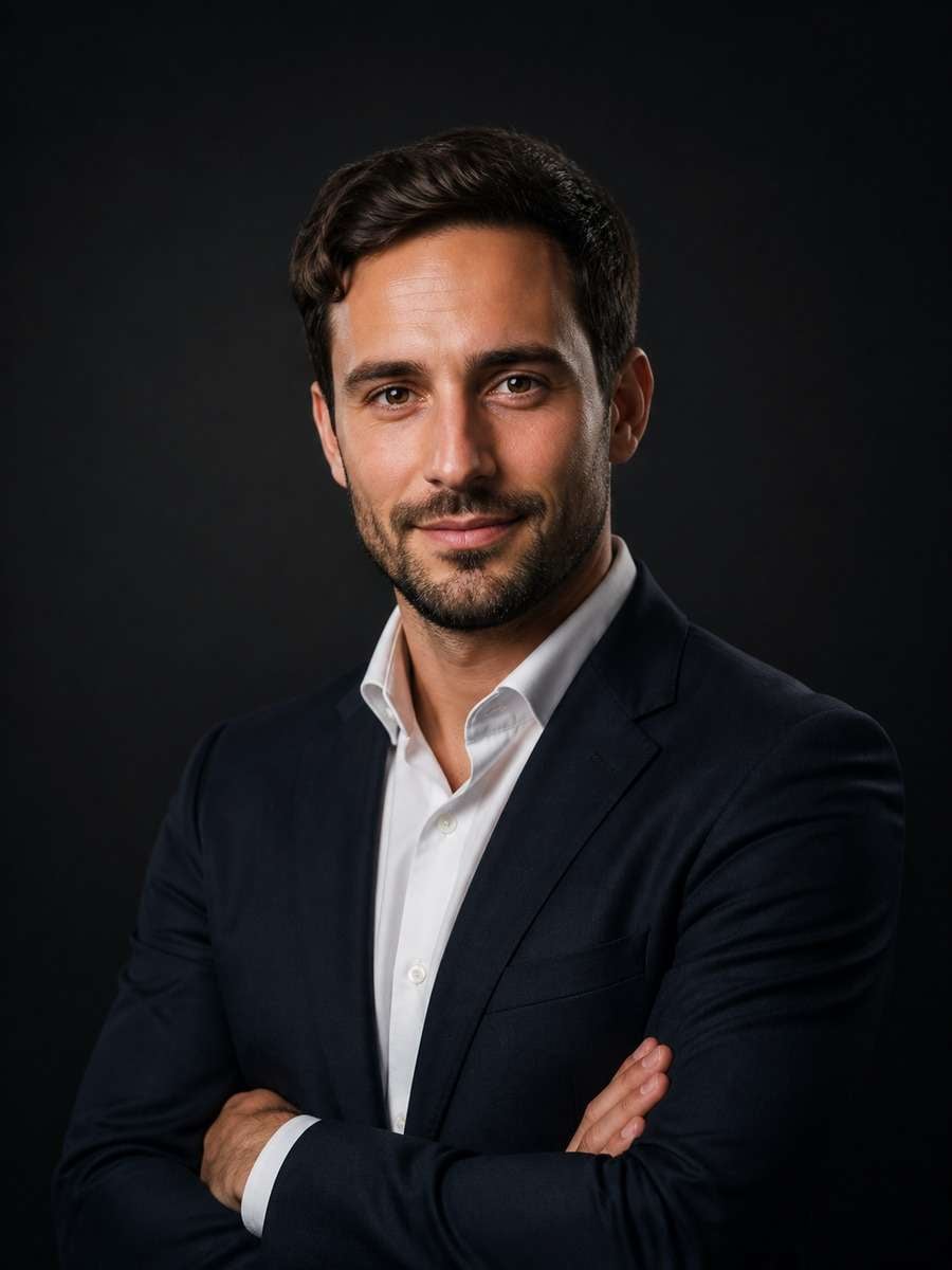Moody Professional LinkedIn Portrait photo
