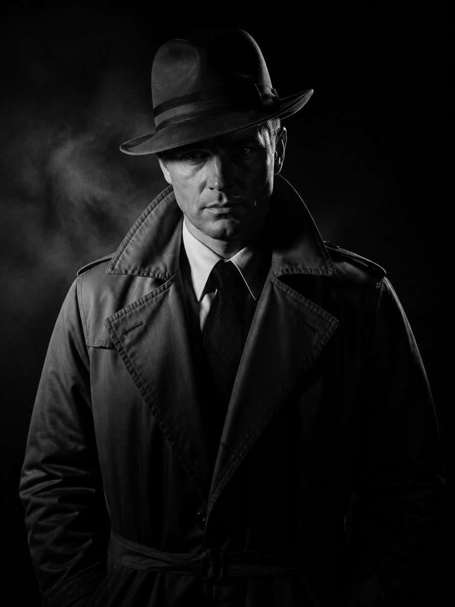 Film Noir Inspired Portrait photo