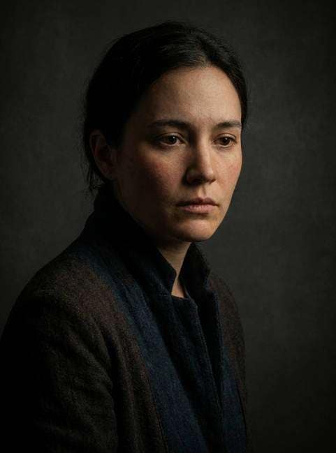 Dark Moody Color Portrait photo