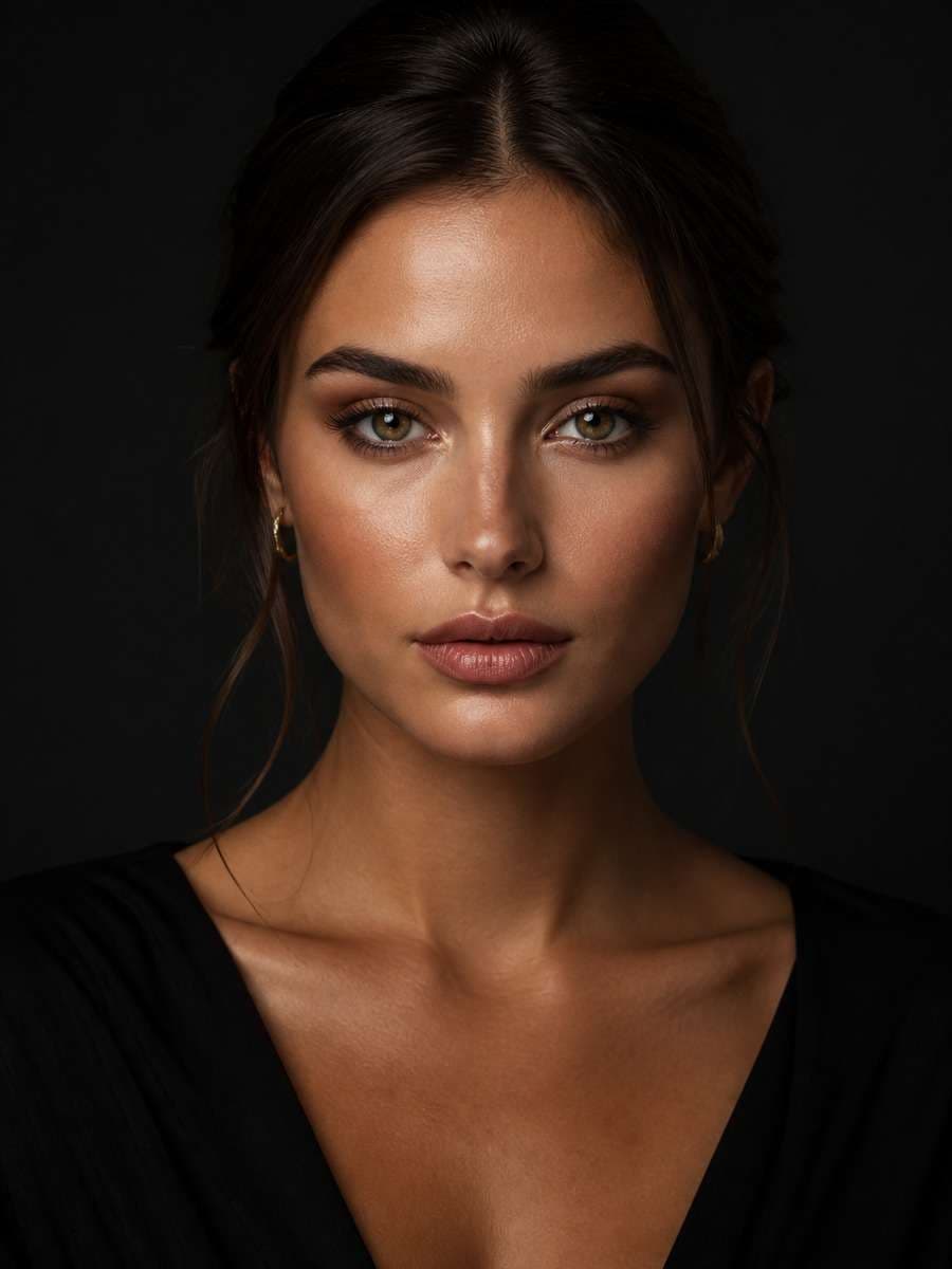 Soft Shadow Beauty Portrait photo