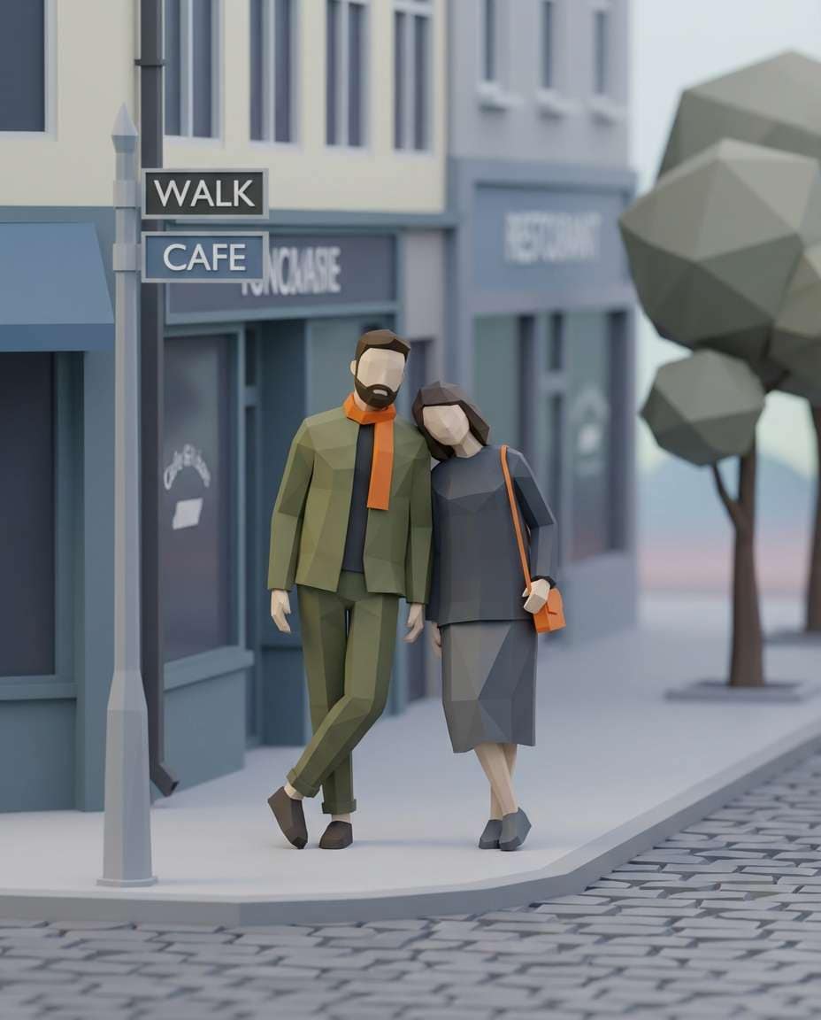 street fashion couple photo