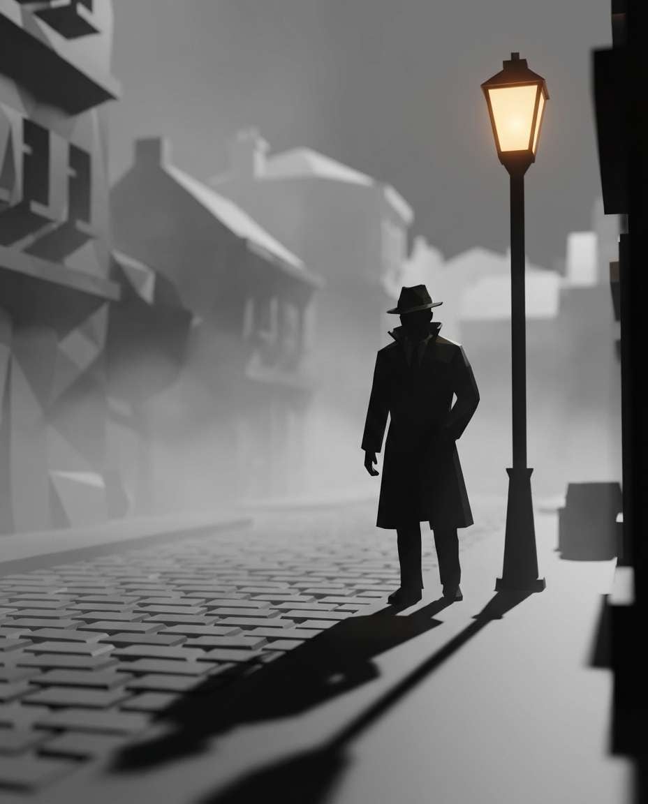 detective noir mood photo