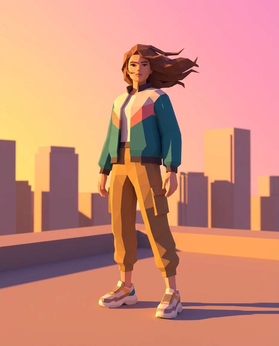 rooftop golden hour photo