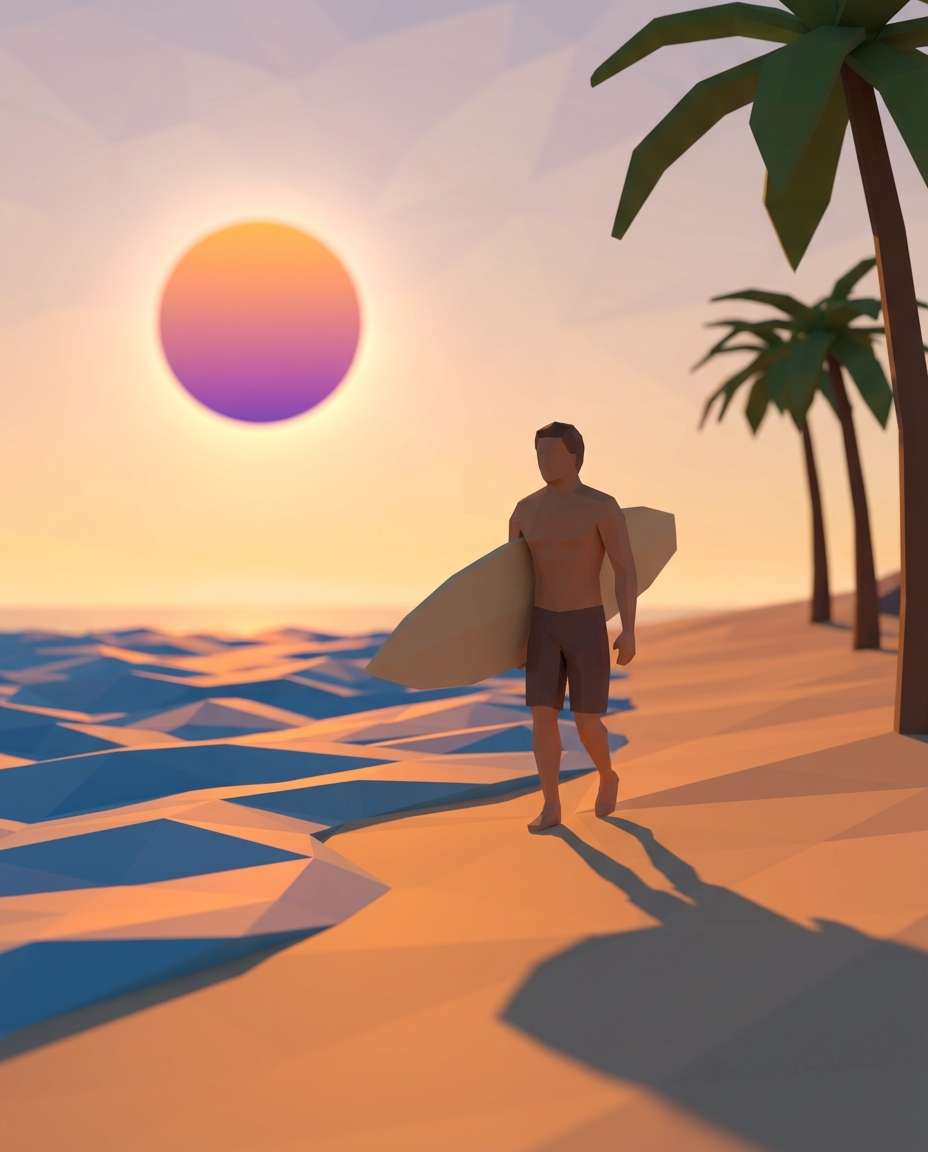 beach surfer vibes photo