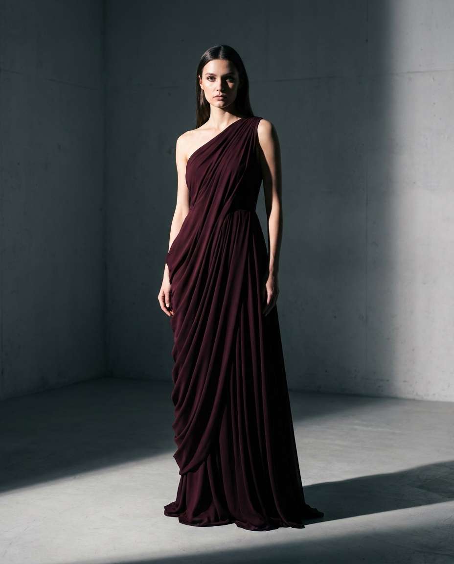 sculptural oneshoulder photo