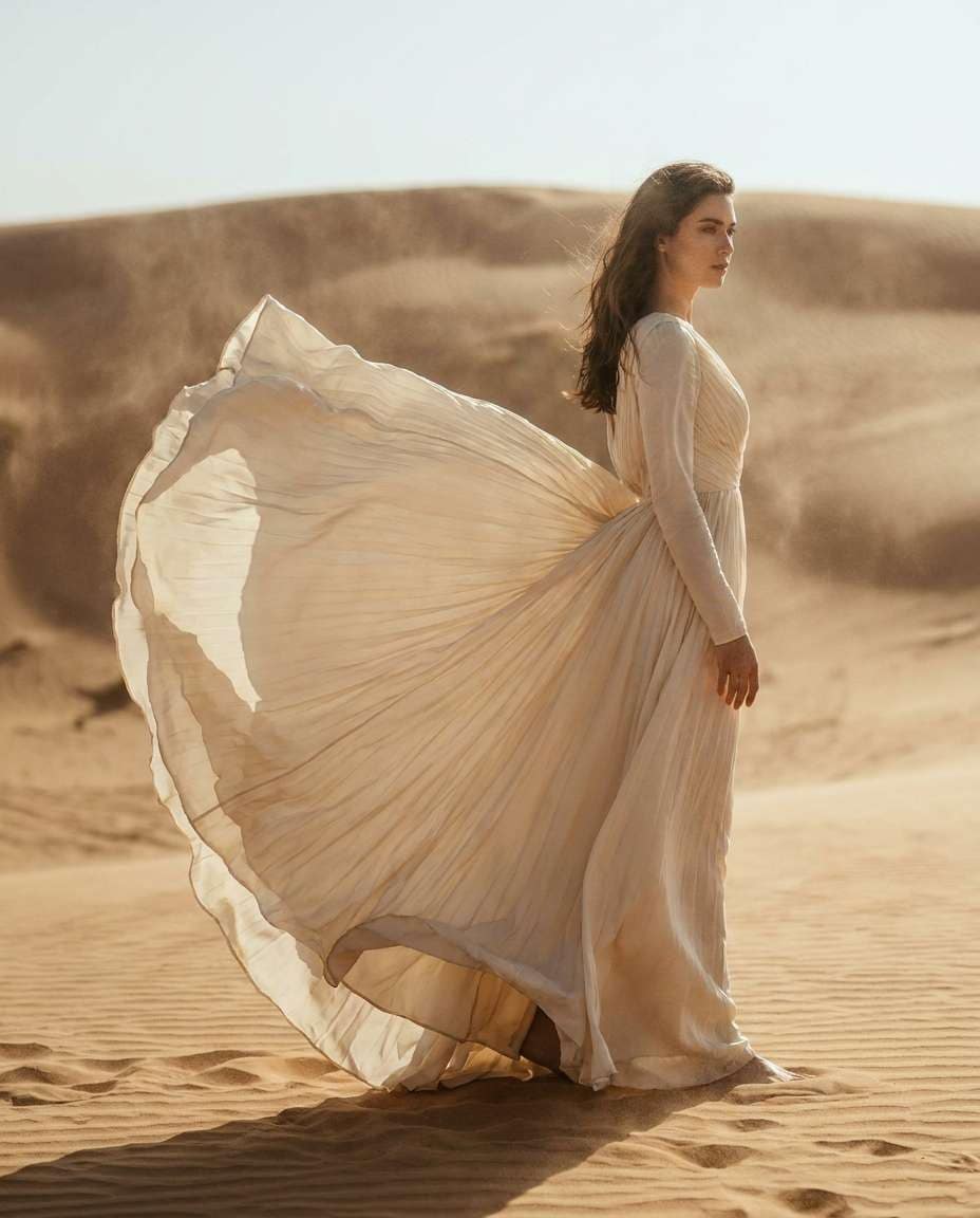 desert couture wind photo