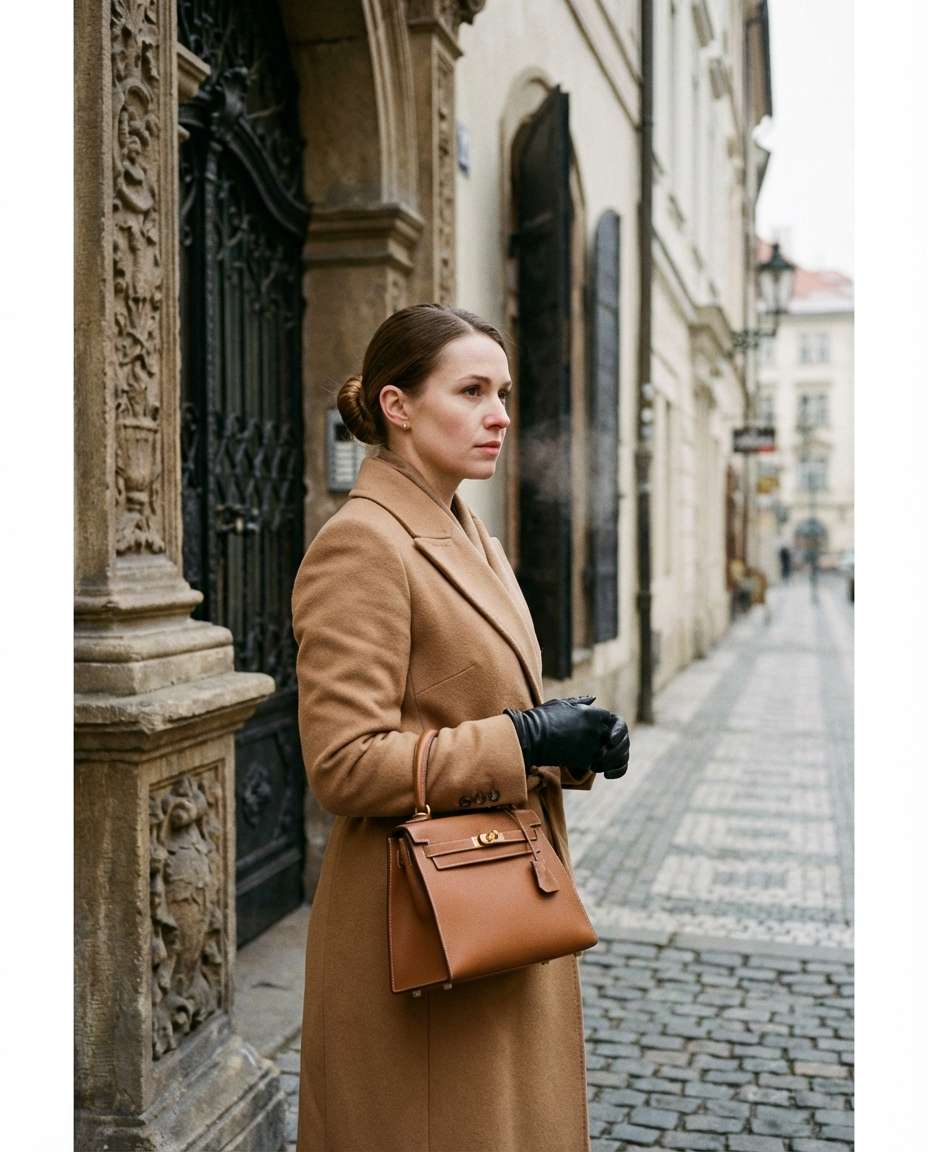 leather gloves elegance photo