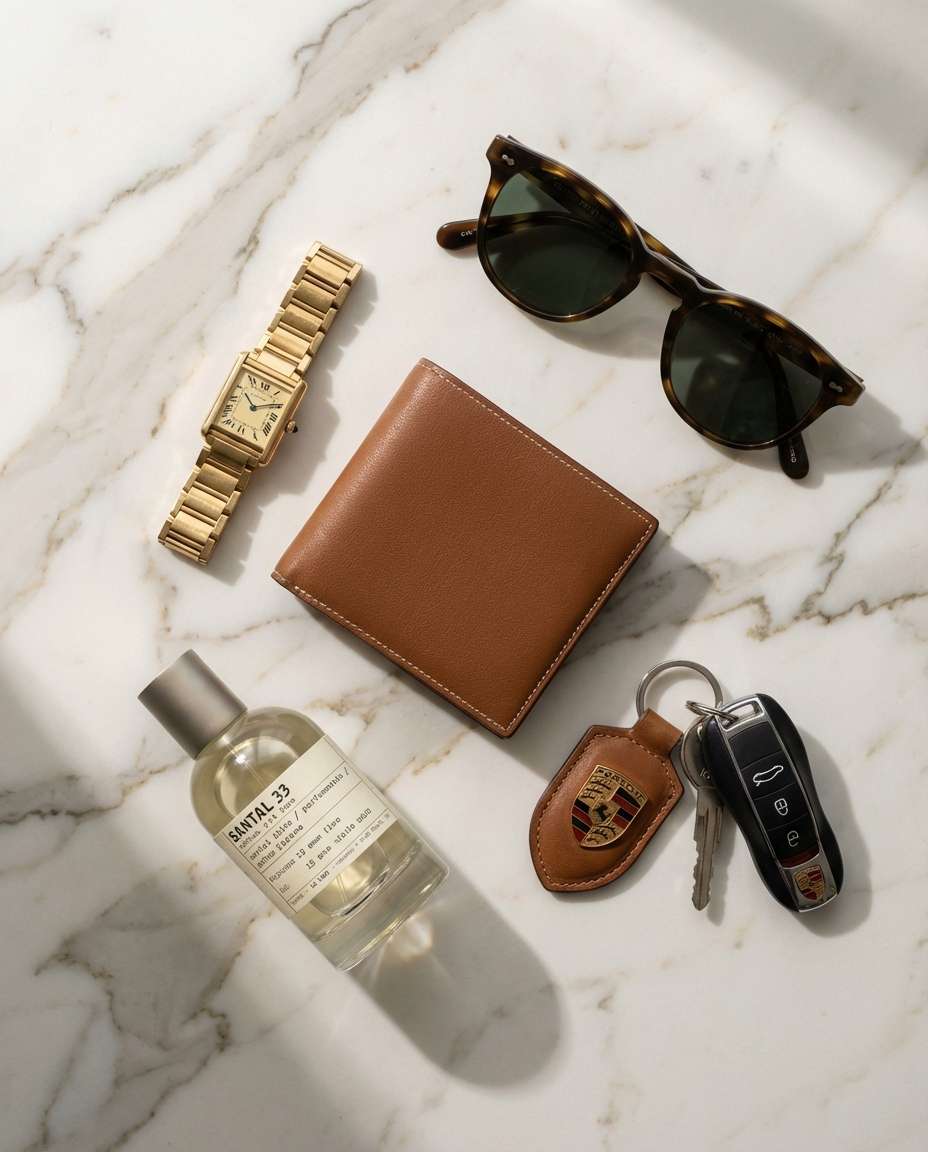 flat lay details photo