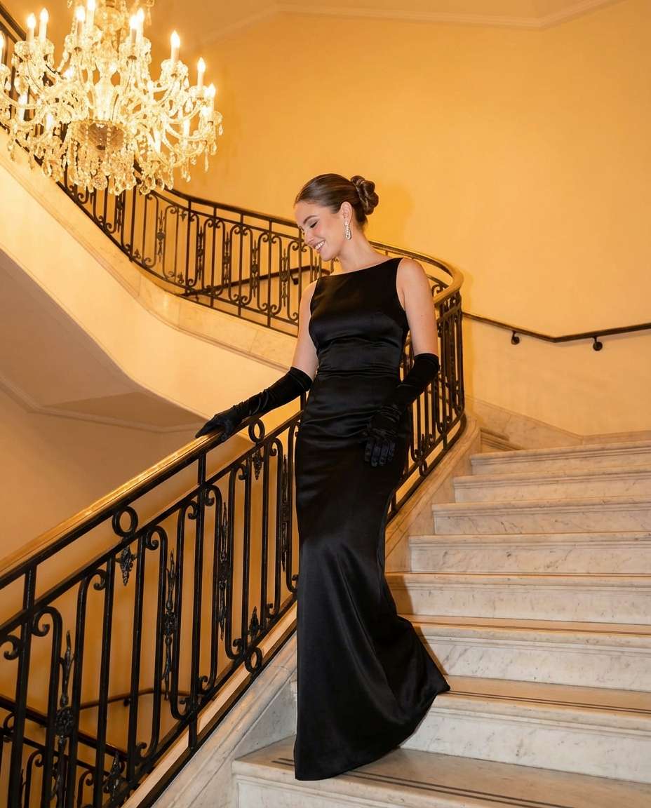 black tie staircase photo