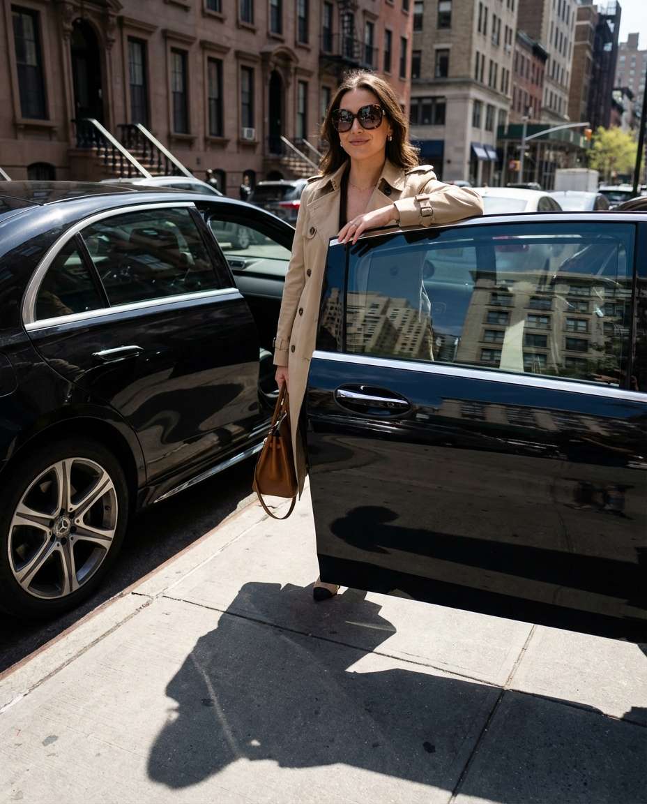 designer sunglasses candid photo