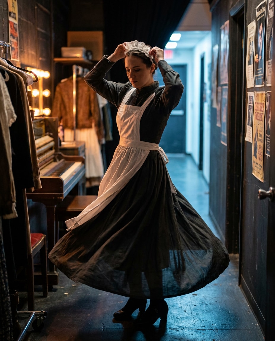 backstage costume check photo