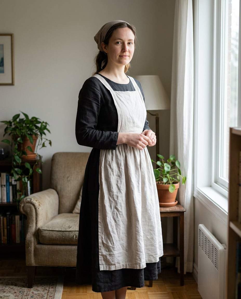 windowlight apron fall photo