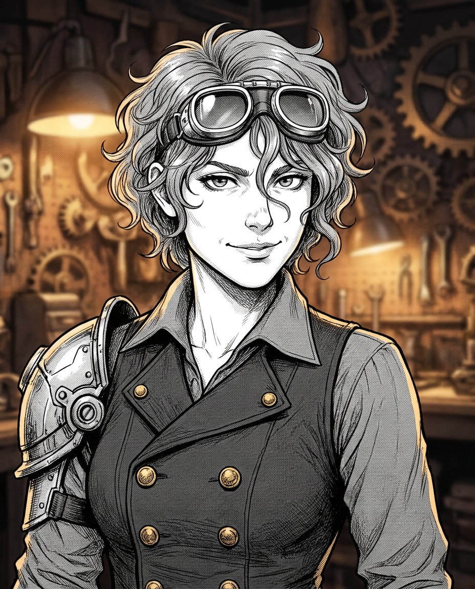 steampunk brass details photo