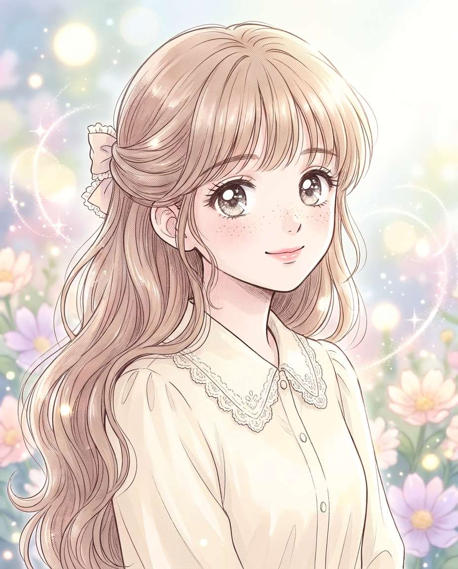 classic shoujo sparkle photo