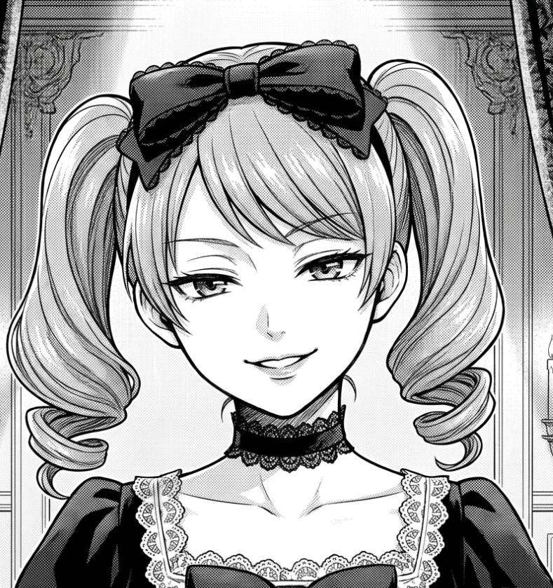 gothic lolita pose photo