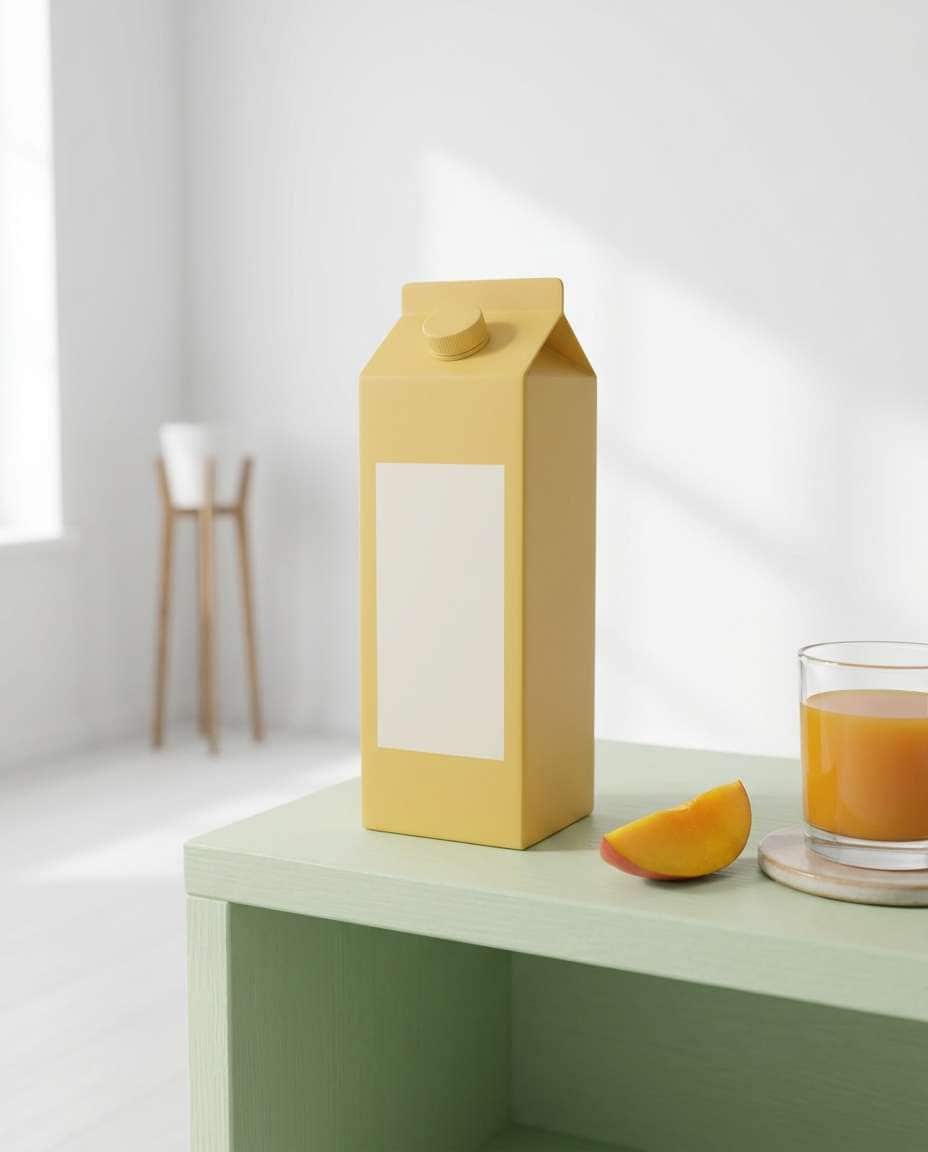 pastel minimal shelf photo