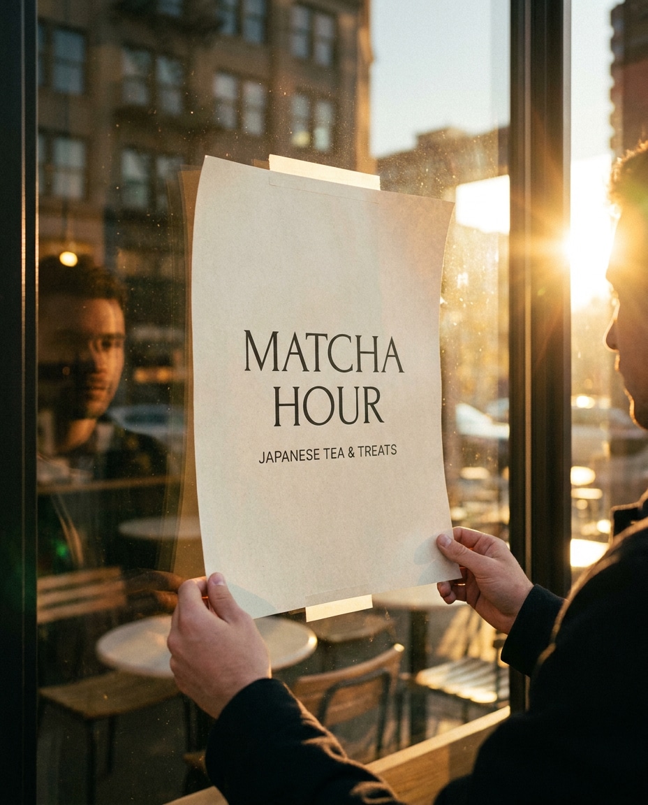 goldenhour window glow photo