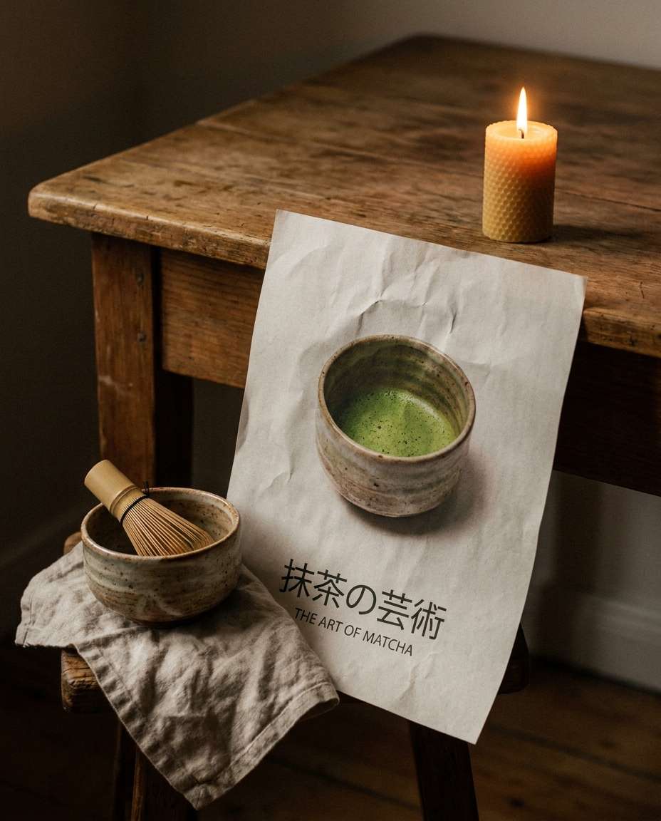 candlelit still life print photo
