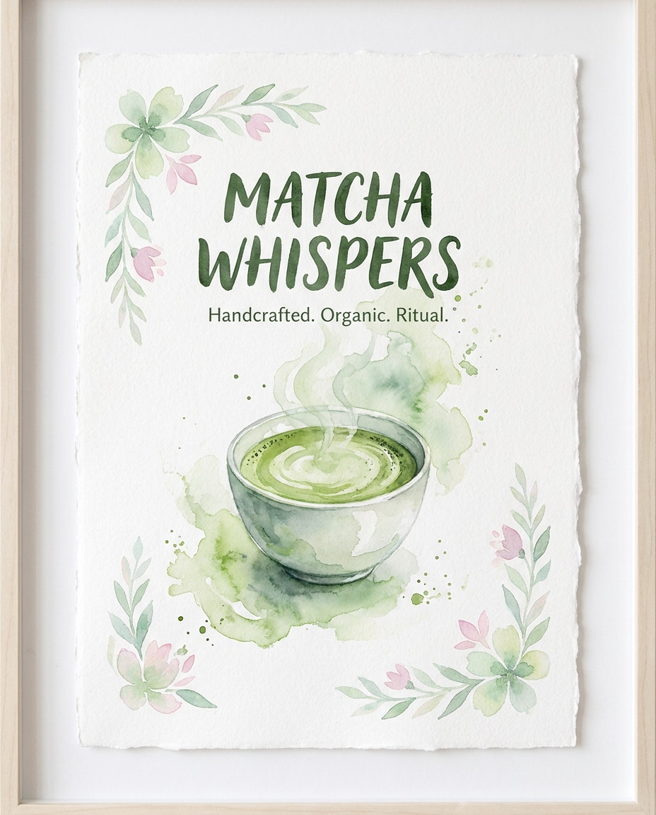 watercolor floral photo