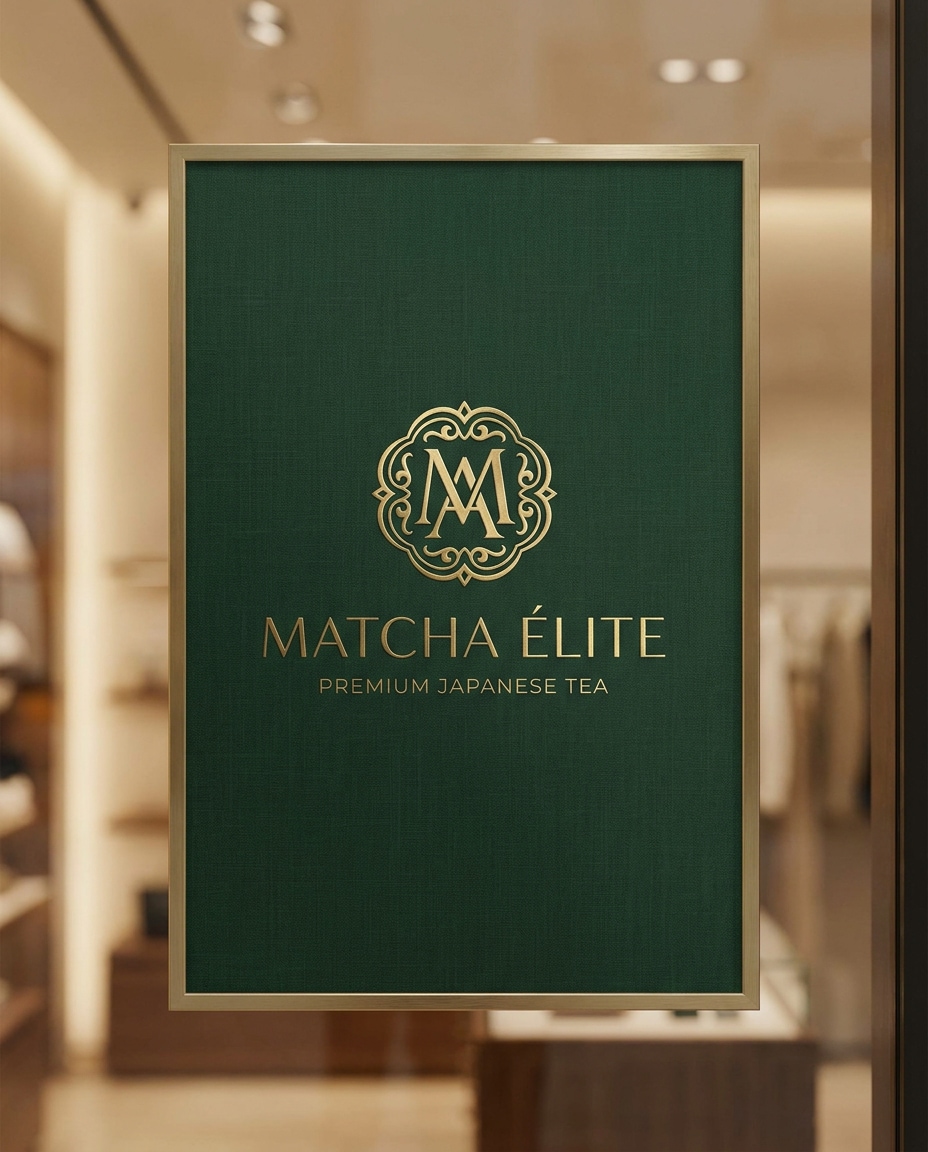 luxury monogram seal photo