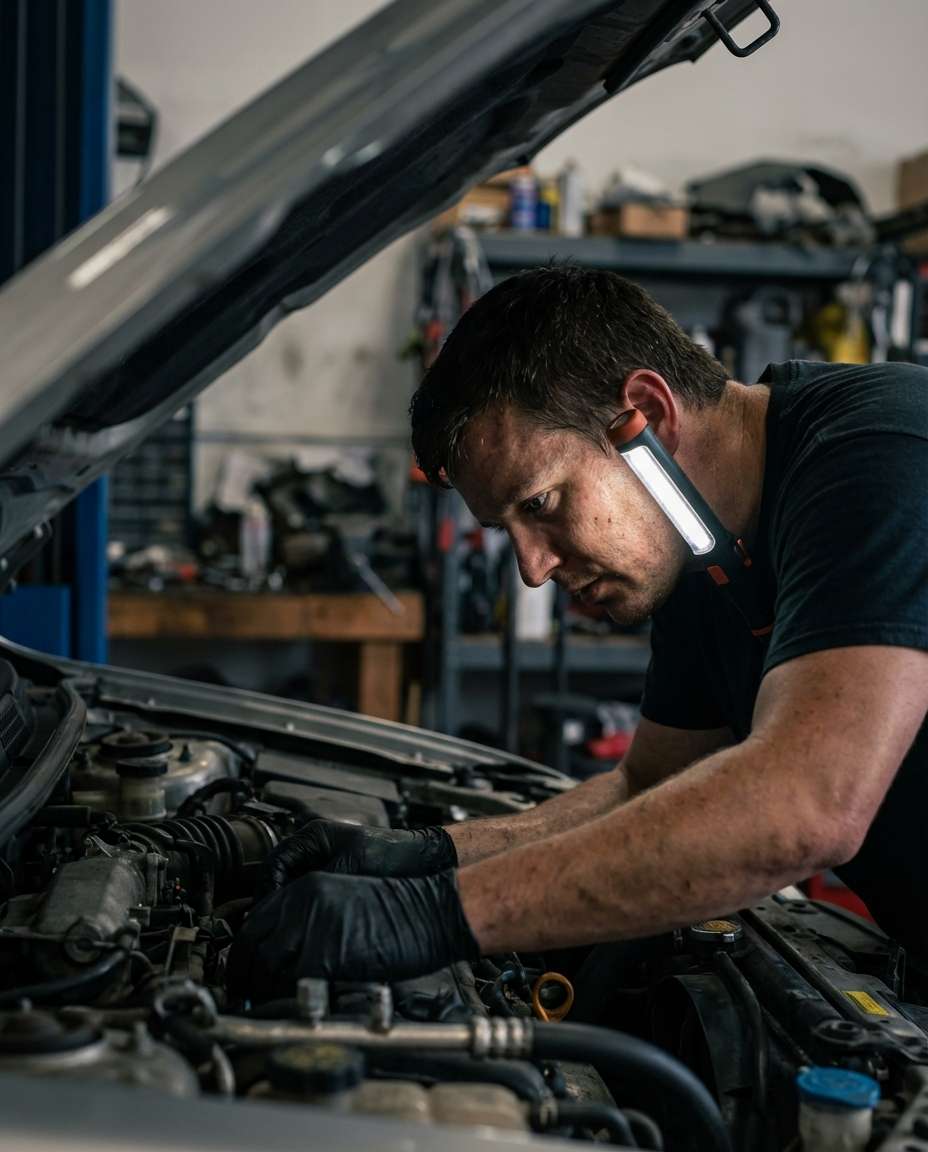 engine bay overhead photo