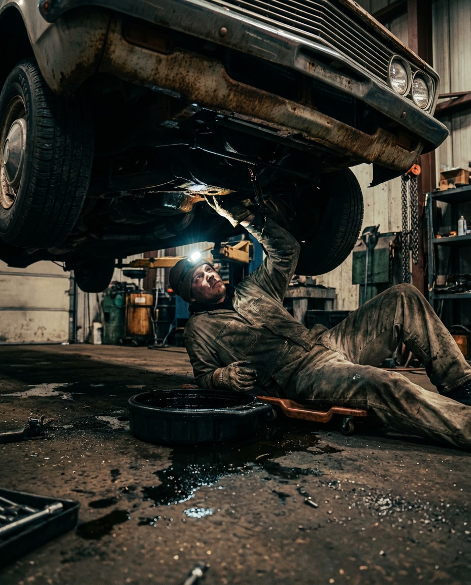 oil change cinematic photo