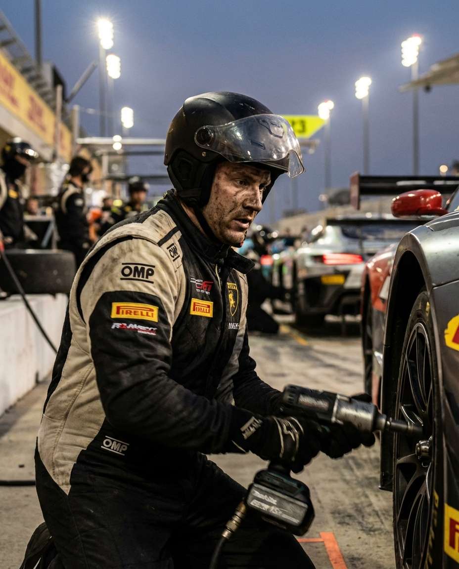 pit crew action photo