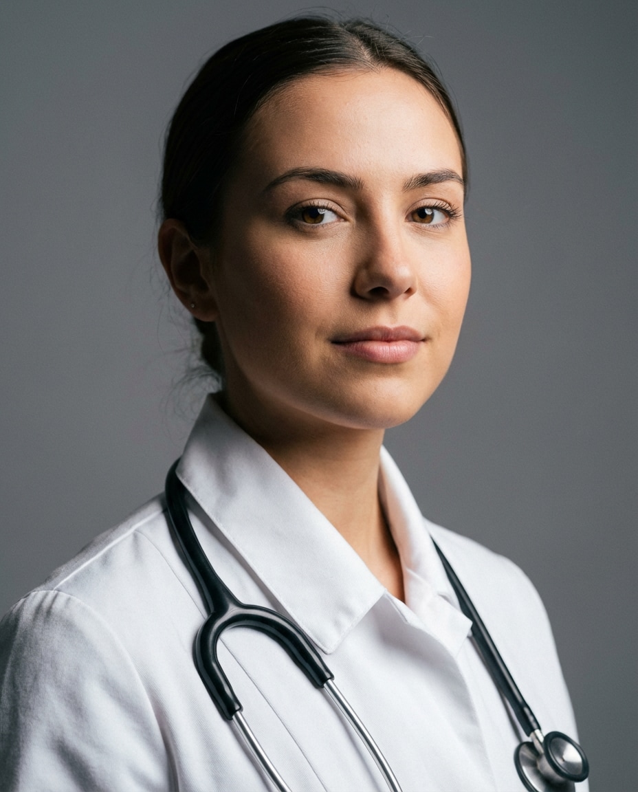 stethoscope close portrait photo