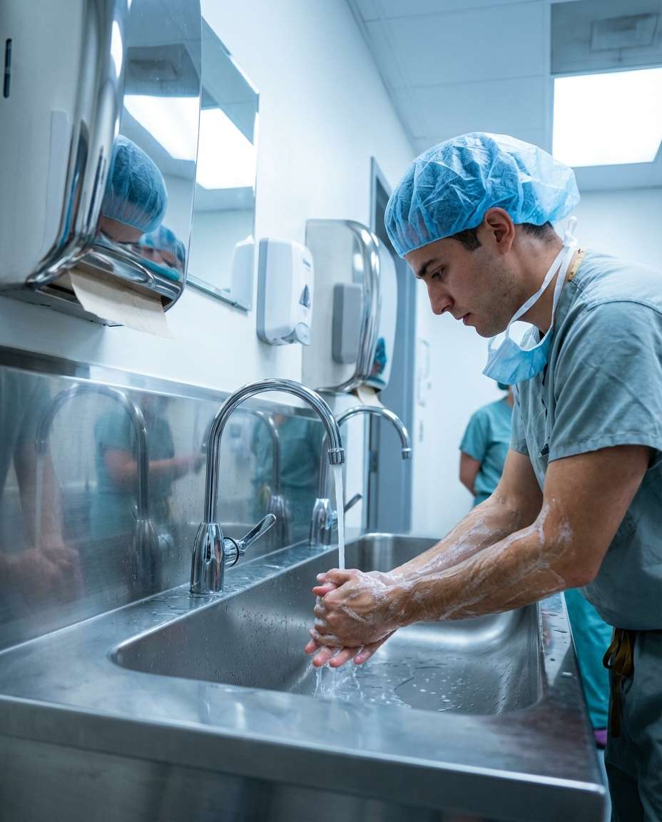 scrub sink ritual photo