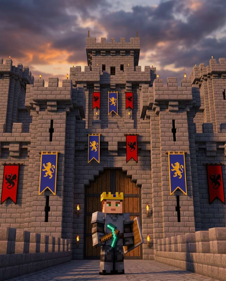 medieval castle shot photo