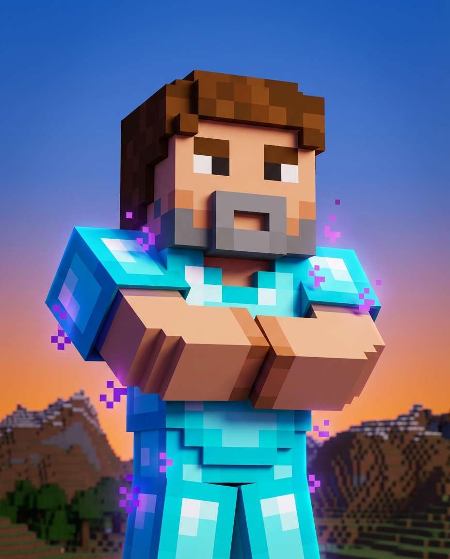 diamond armor portrait photo