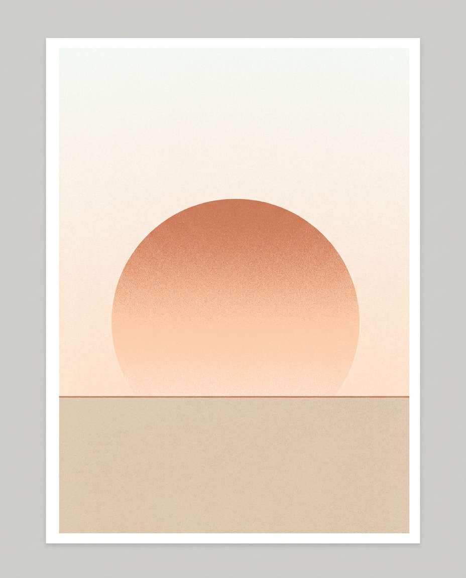 abstract sun gradient photo