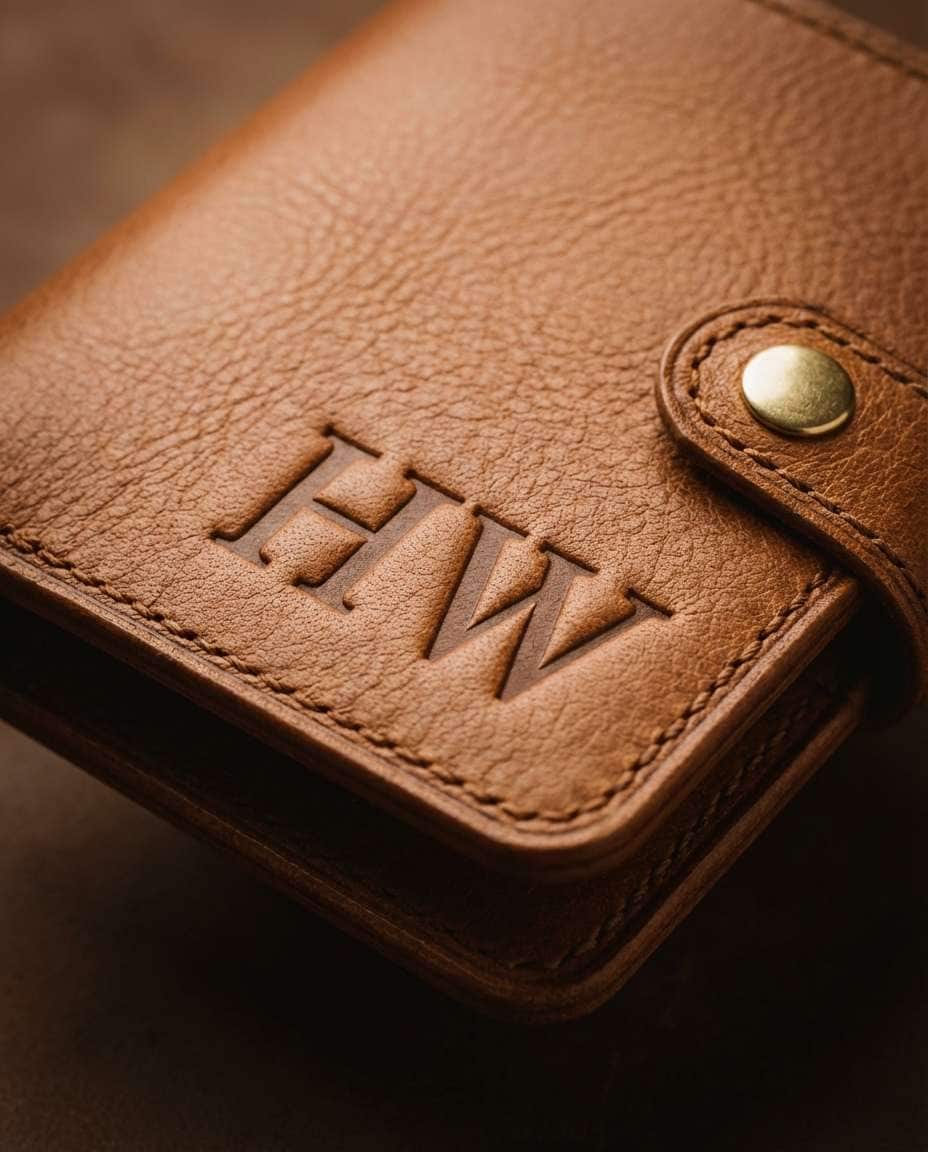 leather deboss mark photo