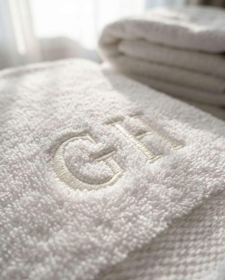 hotel towel stitch photo
