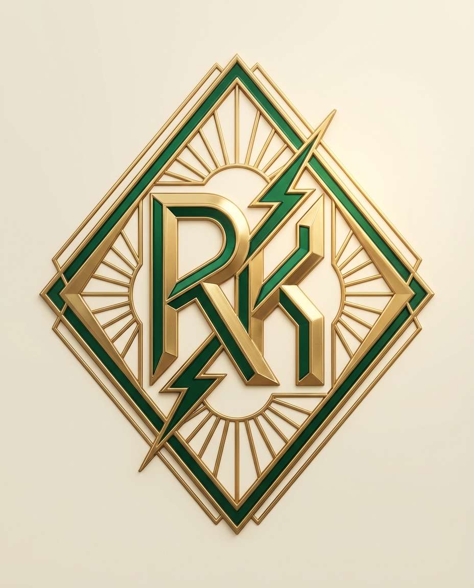 art deco diamond crest photo