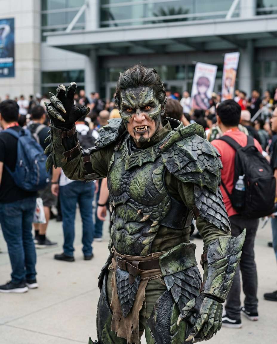 anime convention creature cosplay photo