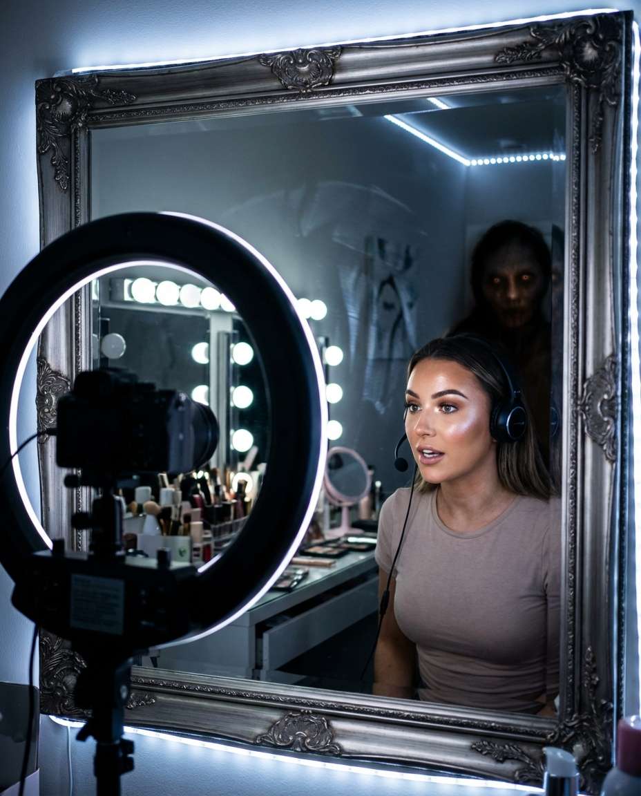 ring light creature reveal photo