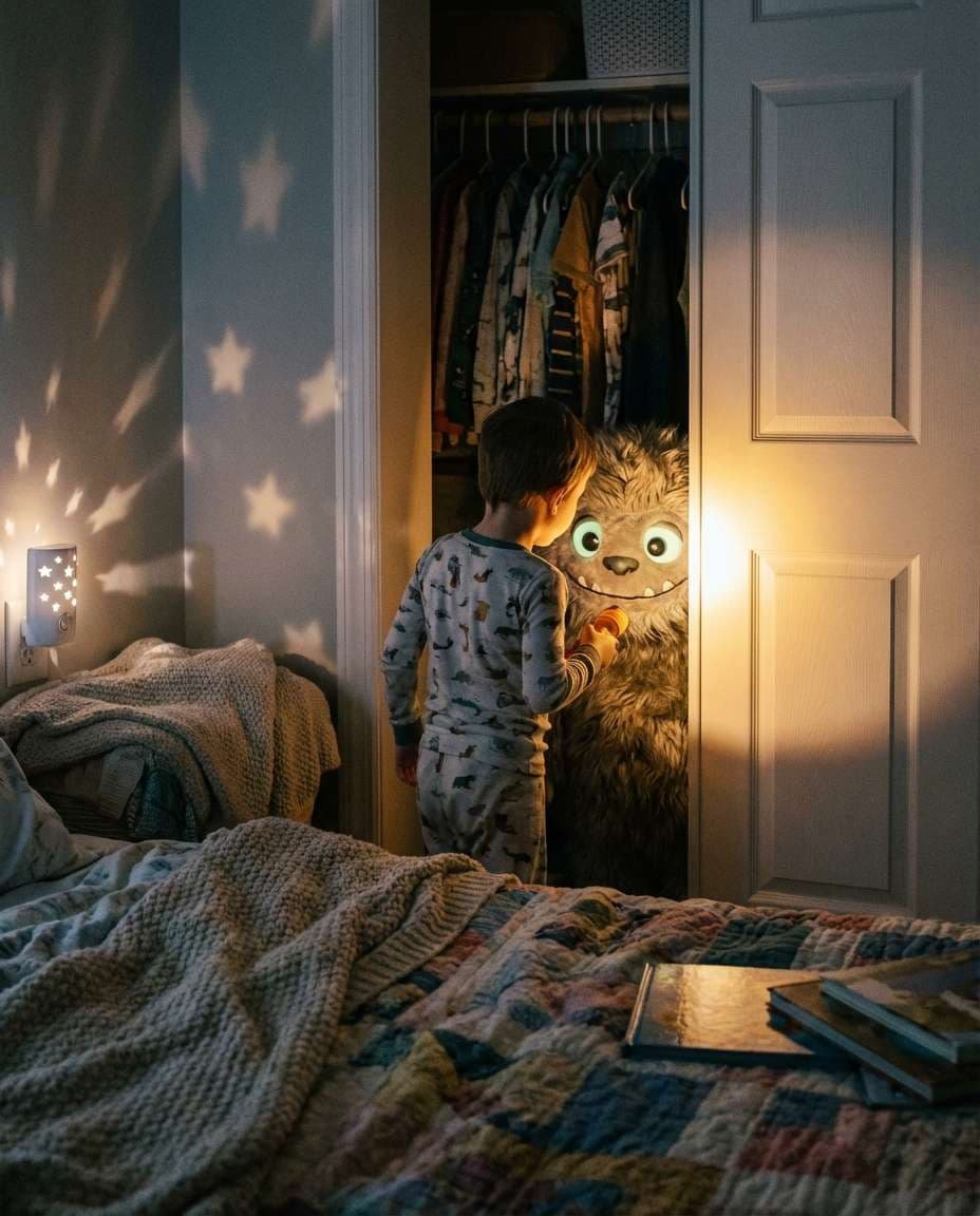 bedroom closet scare photo